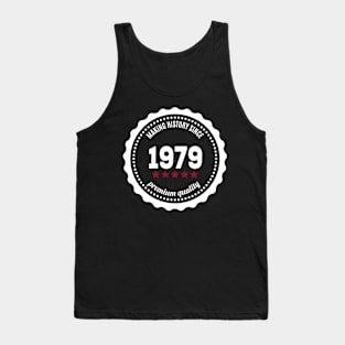 Making history since 1979 badge Tank Top